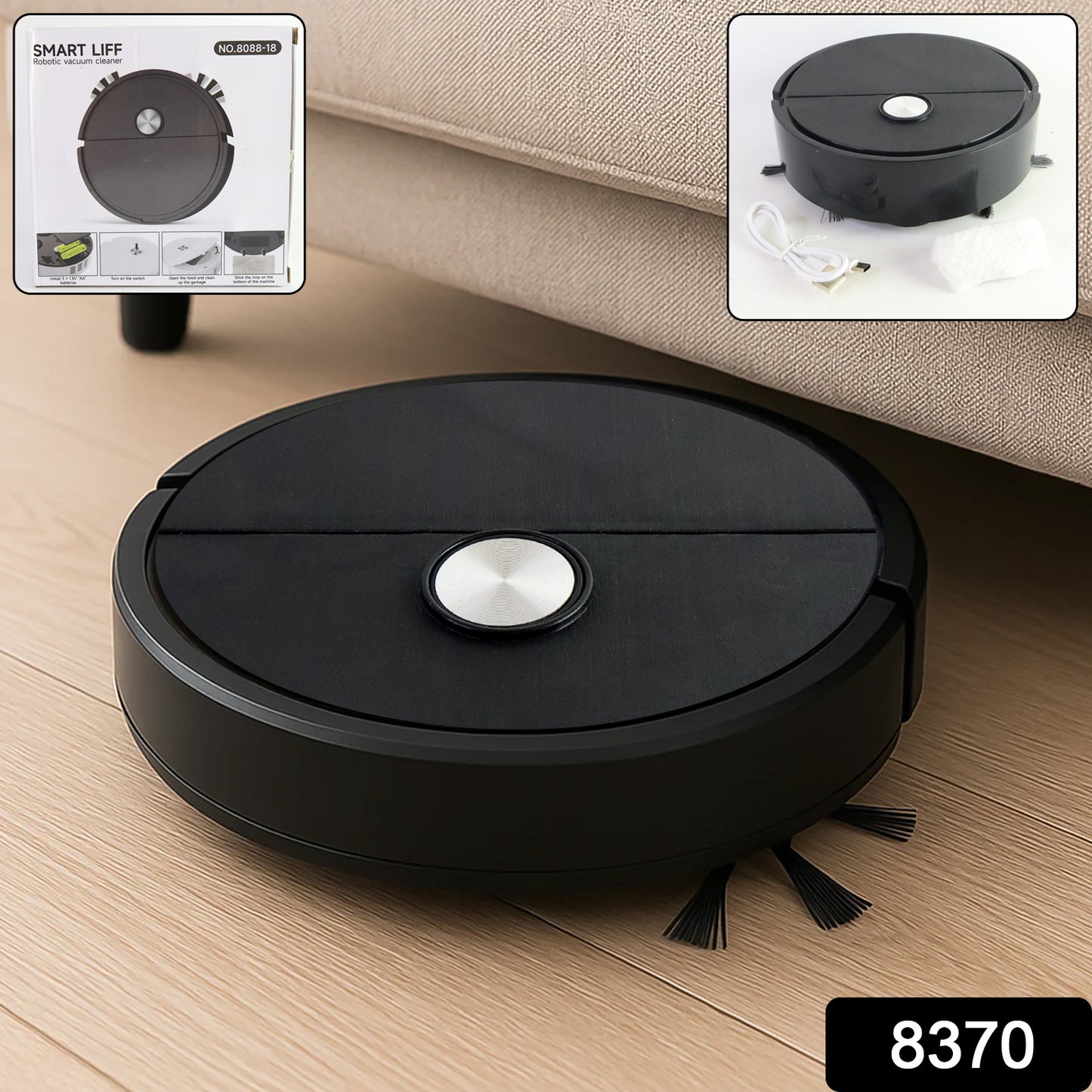 Vacuum Cleaner Sweeping Robot (1 Pc)